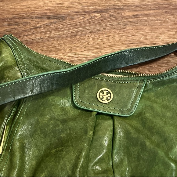 Tory Burch Green Leather Hobo - Picture 6 of 11